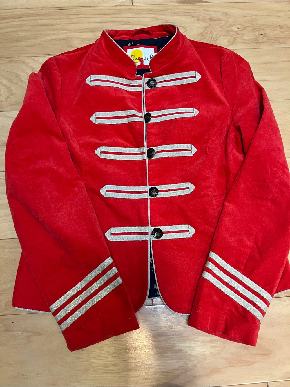 Kids Red “Nutcracker” Military-Style Jacket